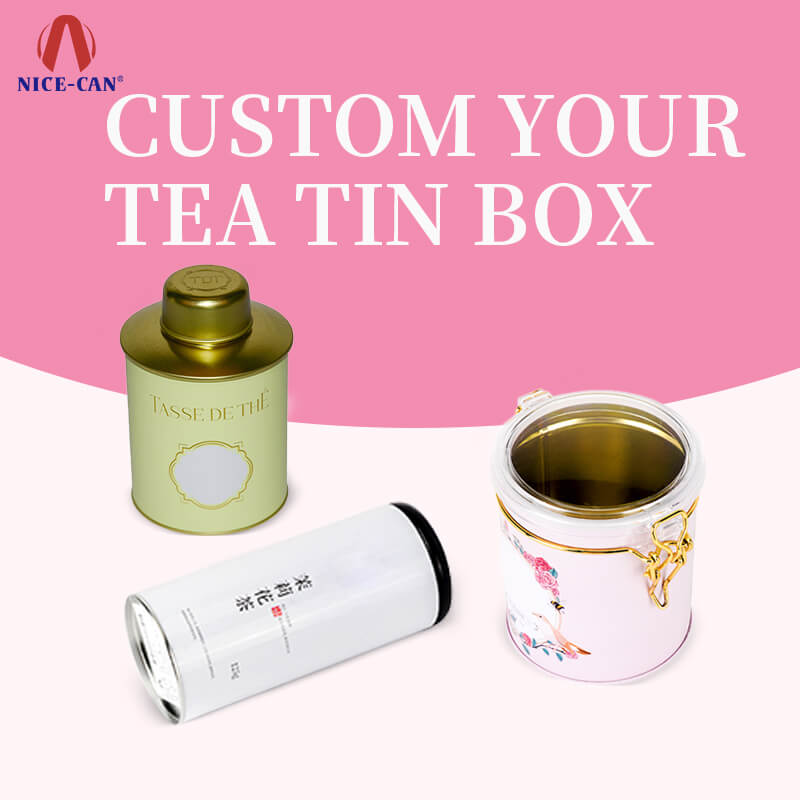 Tea tin cans for tea storage methods