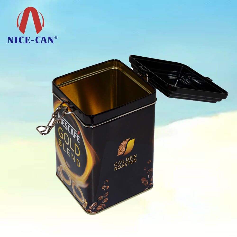 Factory Direct Sale Custom Quality Coffee Tin Box Tin Jar With Lids 