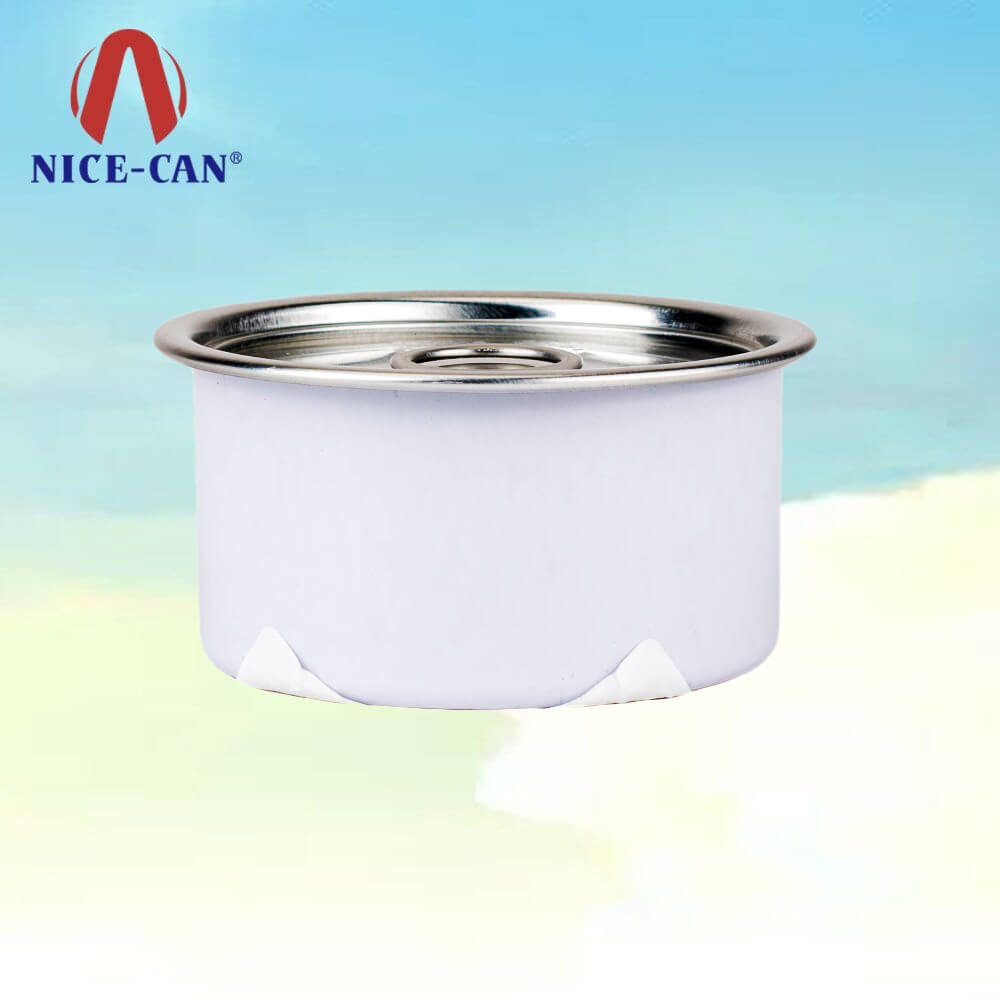Easy Open Round Ring-pull Tin Can with Removable Lid For Food Canning