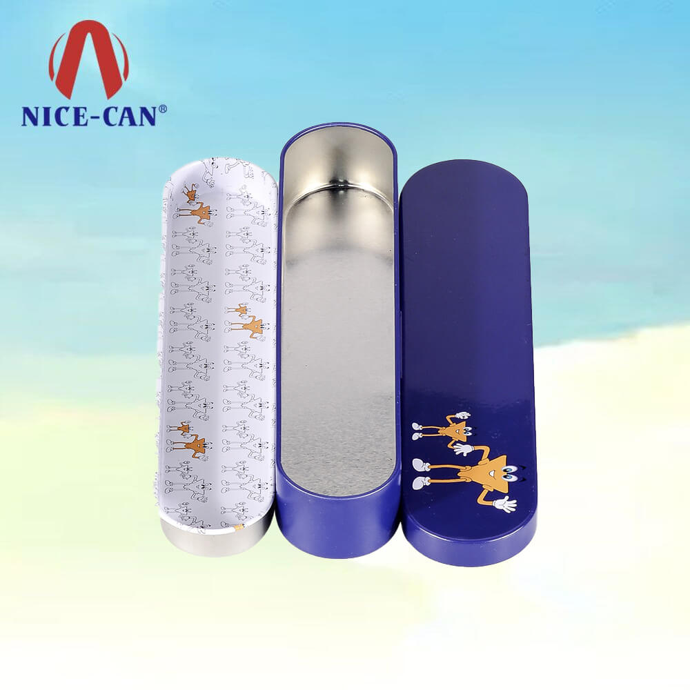 Two-layer Pencil Case Two-tier Customized Tin Box for Stationery