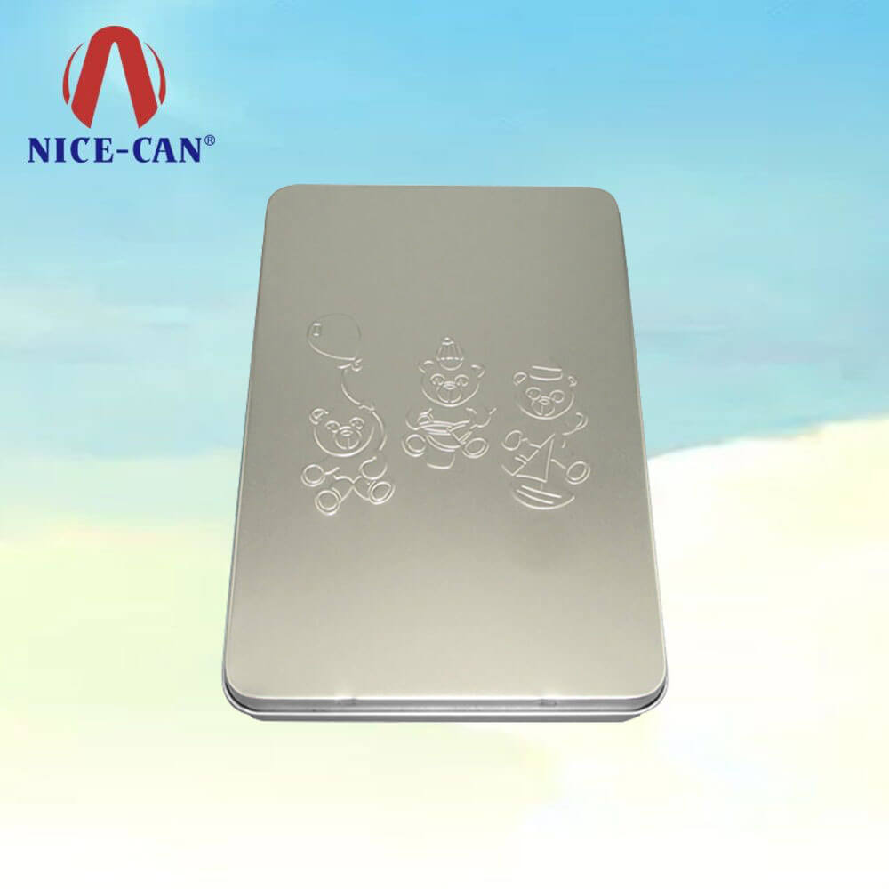 Wholesale tobacco tins packaging tobacco tins for sale rectangle metal cigarette